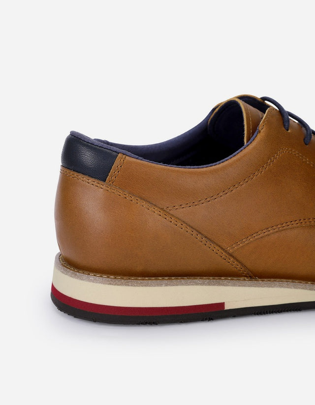 Zapatos Hombre Cuero Shelford-0-10 Brandy