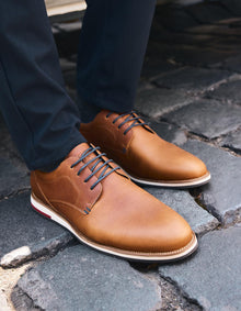 Zapatos Hombre Cuero Shelford-0-10 Brandy