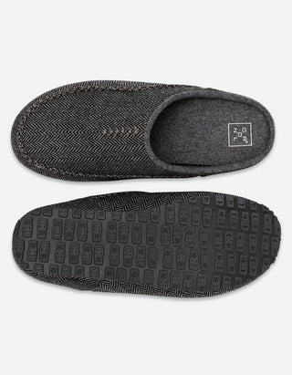 Pantuflas Hombre Textil Sioux-2-01 Gris