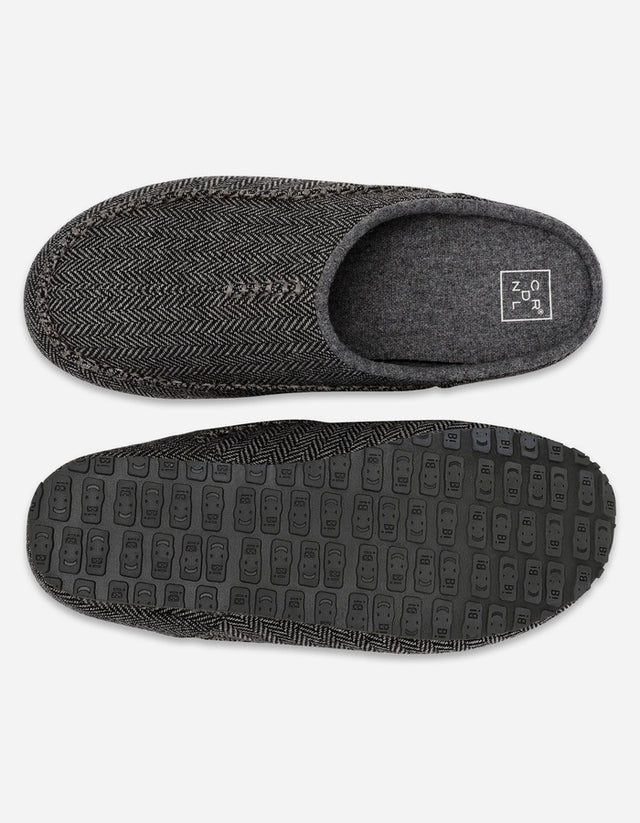 Pantuflas Hombre Textil Sioux-2-01 Gris