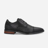 Zapatos Formal Casual Hombre Derby Cuero Con Textura Soren-0-15 Negro