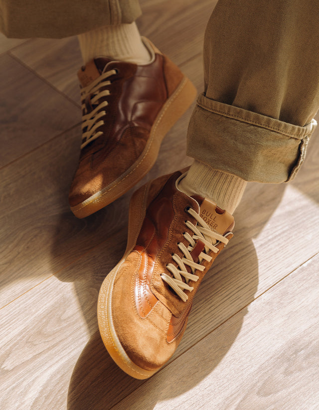 Zapatillas Urbanas Hombre Cuero Southwark Brandy Bullboxer