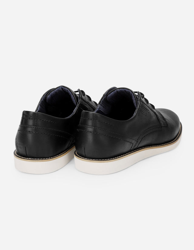 Zapatos Hombre Cuero Spencer-0-01 Negro