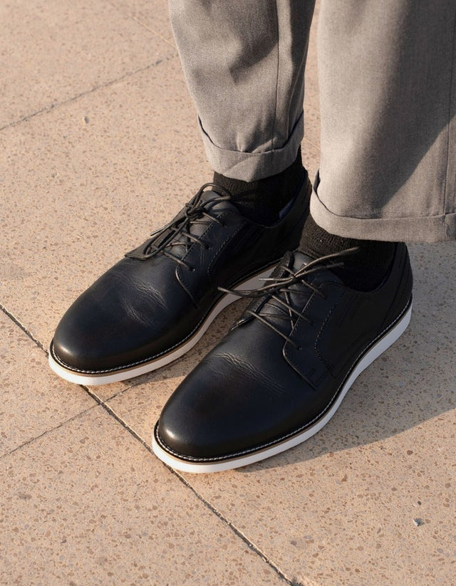 Zapatos Hombre Cuero Spencer-0-01 Negro
