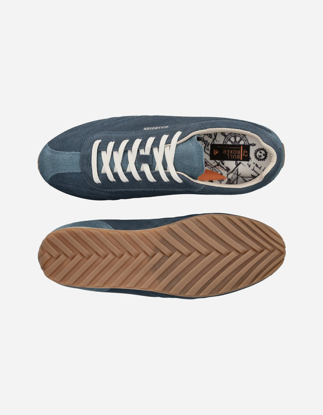 Zapatillas Urbanas Hombre Cuero Spitalfields Azul Bullboxer