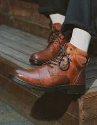 Bullboxer Botines Hombre Cuero Stirling-6-32 Brandy