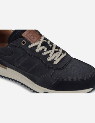 Zapatillas Urbanas Hombre Cuero Stryd-0-05 Azul