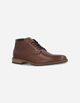 Botines Formal Casual Hombre Cuero Detalle Brogue Taron-6-23 Brandy
