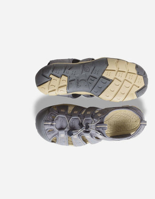 Sandalias Hombre Textil Terral-9-01-Gris