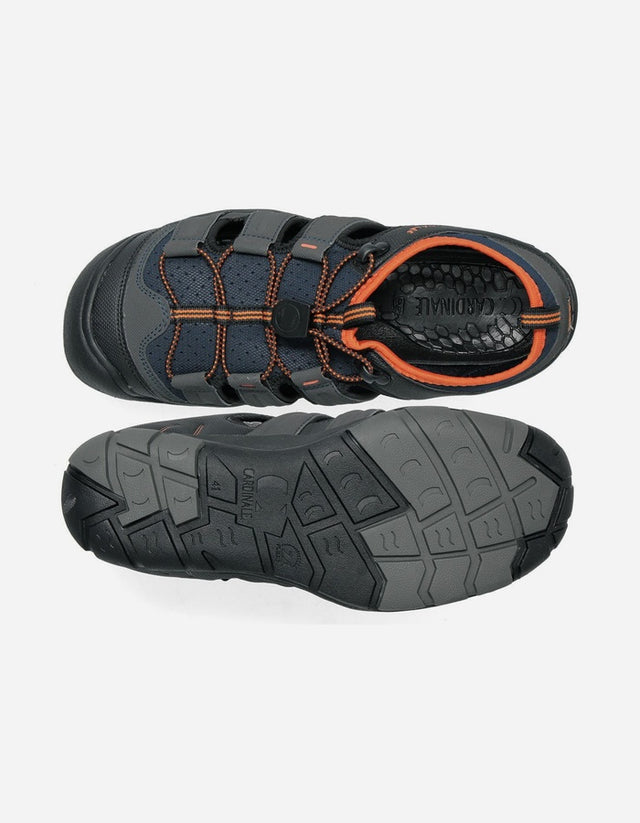 Sandalias Hombre Textil Terral-9-02-Azul