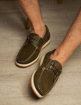 Zapatos Hombre Cuero Torbole-0-06 Verde