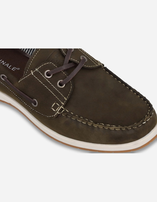 Zapatos Hombre Cuero Torbole-0-06 Verde