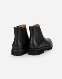 Botines Hombre Chelsea Cuero Tottenham-6-02 Negro