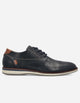 Zapatos Casual Hombre Cuero Perforado Toulouse Azul Bullboxer