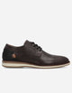 Zapatos Casual Hombre Cuero Perforado Toulouse Café Bullboxer