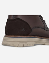 Botines Bototos Urbanos Hombre Cuero Track-6-22 Café Bullboxer