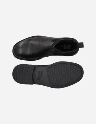 Botines Chelsea Hombre Cuero Transit-6-31 Negro Bullboxer