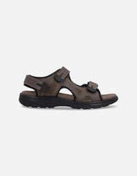 Sandalias Hombre Cuero Tuent-9-30 Beige