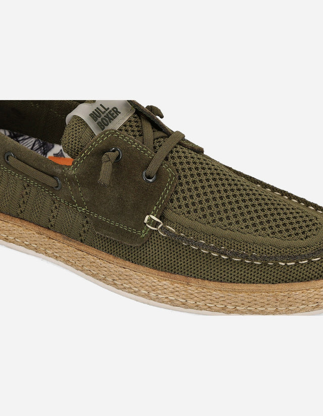 Náuticos Hombre Textil Malla Tulum Verde Bullboxer