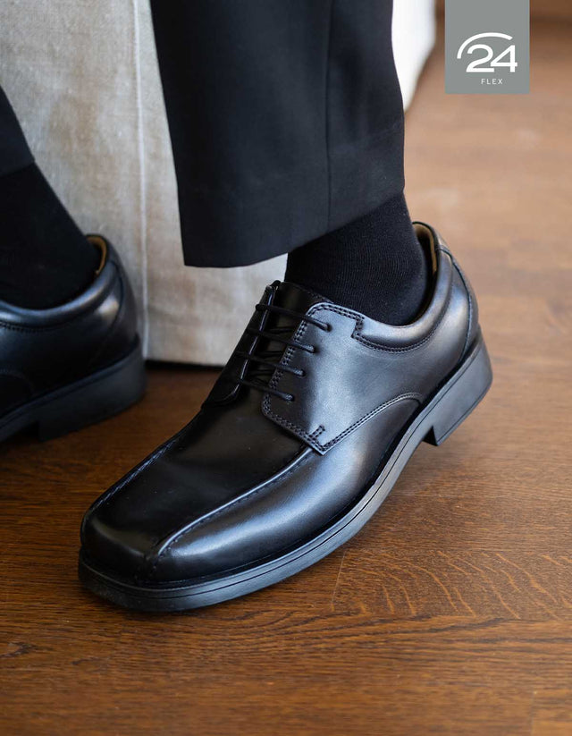 Zapatos Hombre Cuero 24 Flex Twister-0-53-Negro