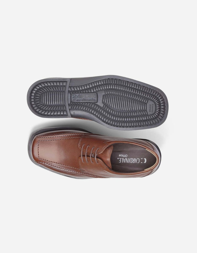 Zapatos Hombre Cuero 24 Flex Twister-0-70-Brandy