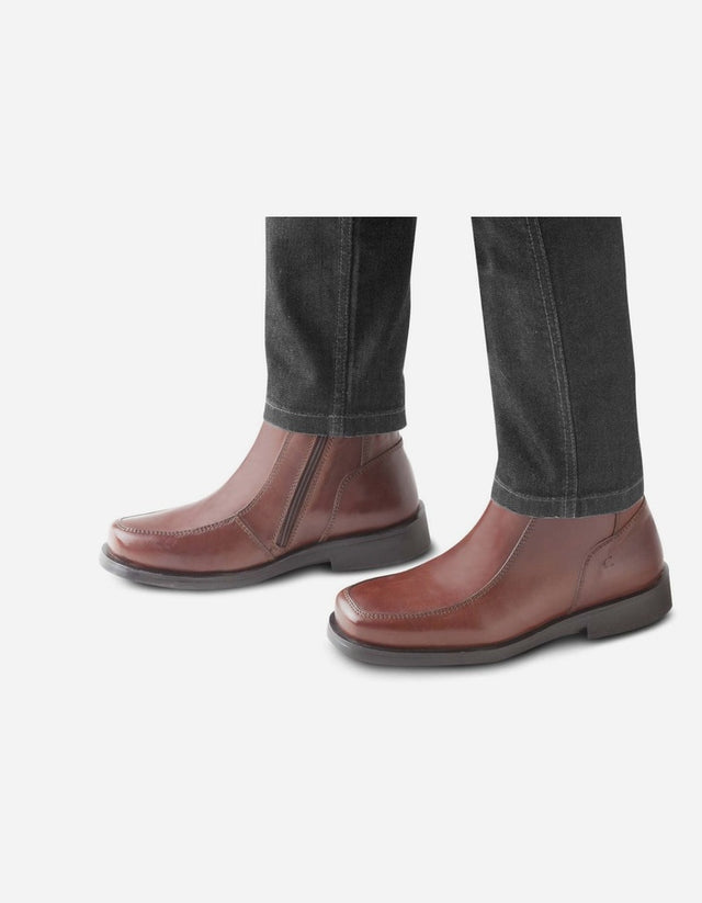 Botines Hombre Cuero 24 Flex Twister-6-62-Brandy