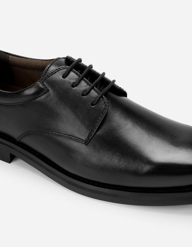 Zapatos Hombre Cuero Twister Xl-0-50 Negro