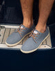 ALPARGATAS HOMBRE TEXTIL CON CORDONES VALLARTA-0-03 GRIS