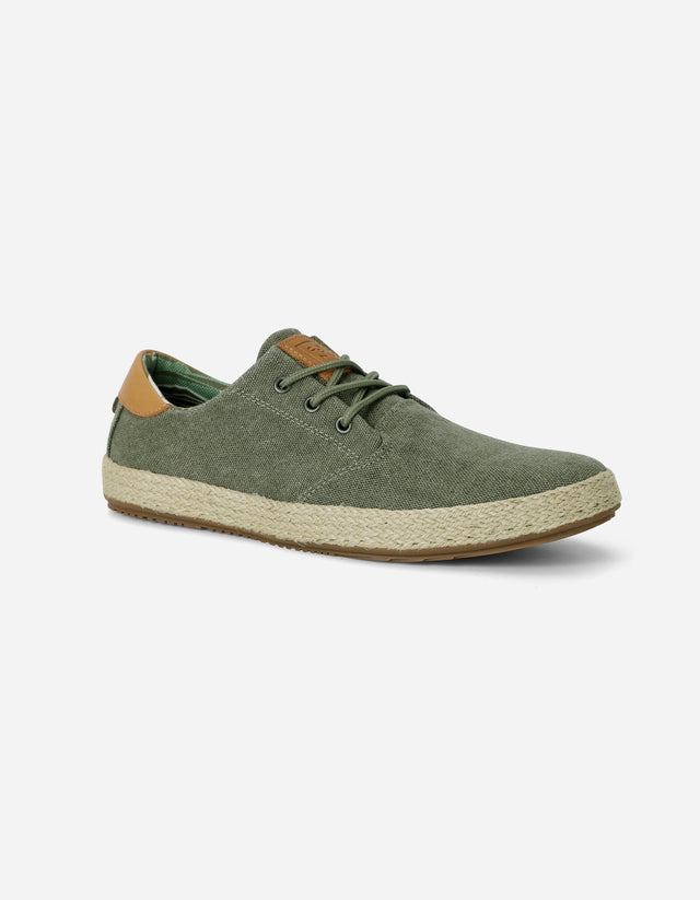 Alpargatas Hombre Textil 24 Flex Vallarta Verde