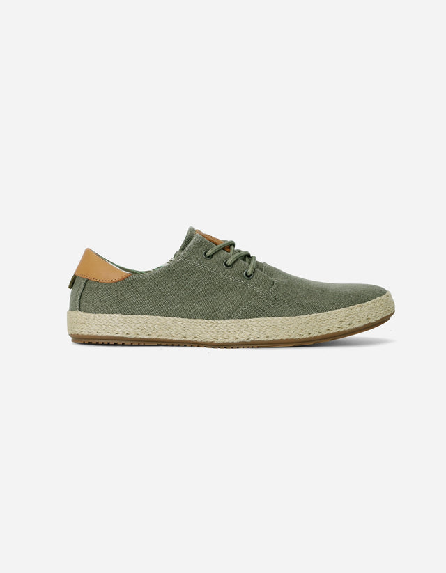 Alpargatas Hombre Textil 24 Flex Vallarta Verde