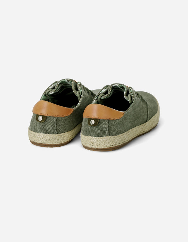 Alpargatas Hombre Textil 24 Flex Vallarta Verde