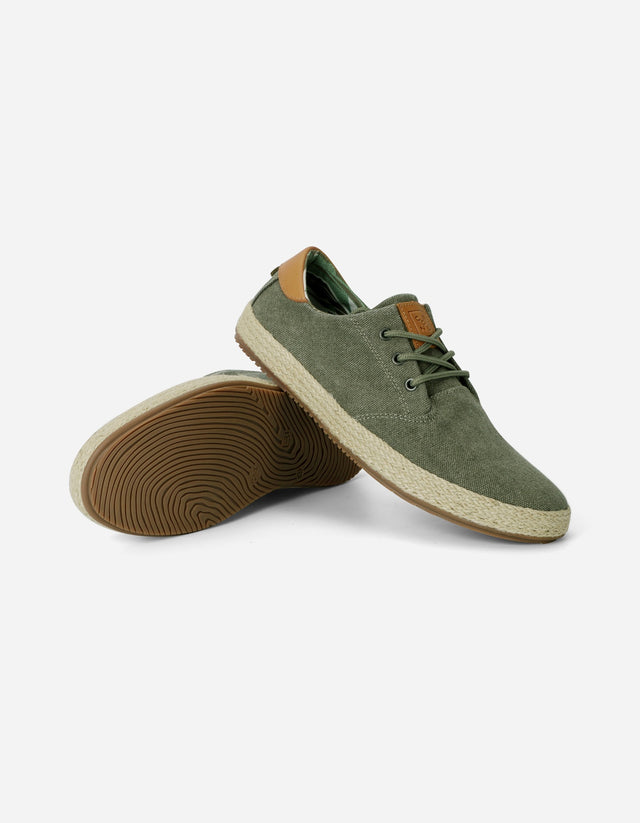Alpargatas Hombre Textil 24 Flex Vallarta Verde
