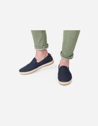 Alpargatas Hombre Textil Vallarta-3-01 Azul