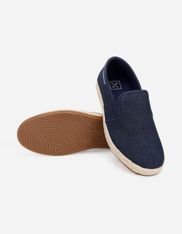 Alpargatas Hombre Textil Vallarta-3-01 Azul