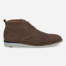 Bullboxer Botines Hombre Cuero Cordones Elasticados Varos-6-76 Brandy