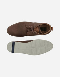 Bullboxer Botines Hombre Cuero Cordones Elasticados Varos-6-76 Brandy