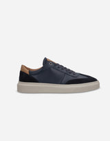 Zapatillas Urbanas Hombre Cuero Vex-0-01 Azul