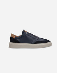 Zapatillas Urbanas Hombre Cuero Vex-0-01 Azul