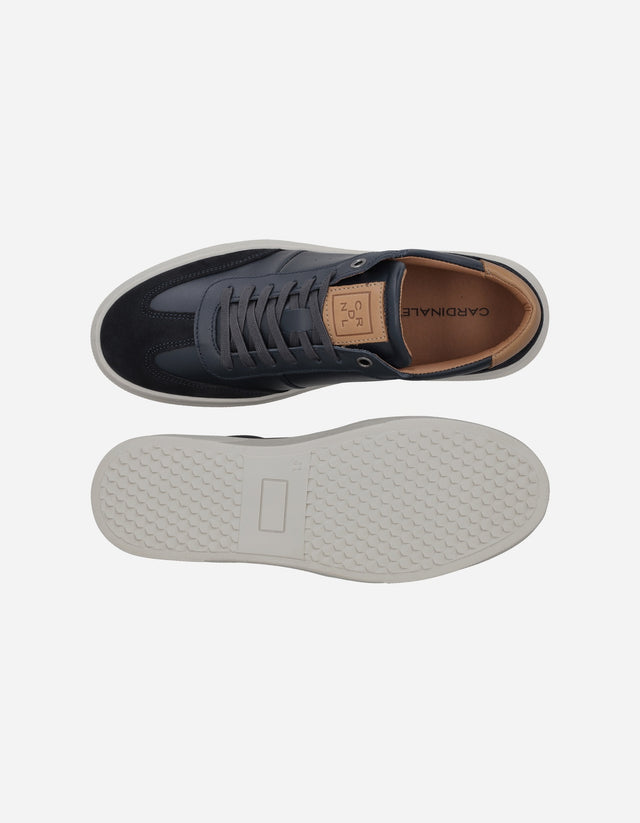 Zapatillas Urbanas Hombre Cuero Vex-0-01 Azul