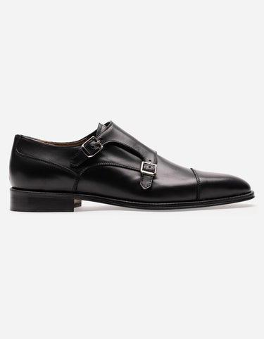 Zapatos Hombre Formales Magno Suela Cuero Hecho En Italia Vittorio-1-30 Negro