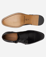 Zapatos Hombre Formales Magno Suela Cuero Hecho En Italia Vittorio-1-30 Negro