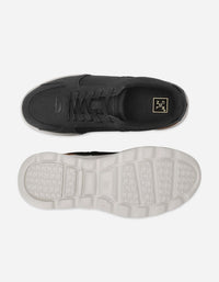 Zapatillas Hombre Cuero Y Textil Walker-0-17 Negro