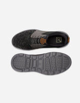 Zapatillas Hombre Cuero Y Textil Walker-0-32 Gris