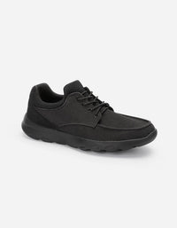 Zapatillas Hombre Cuero Y Textil Walker-0-34 Negro