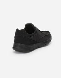 Zapatillas Hombre Cuero Y Textil Walker-0-34 Negro