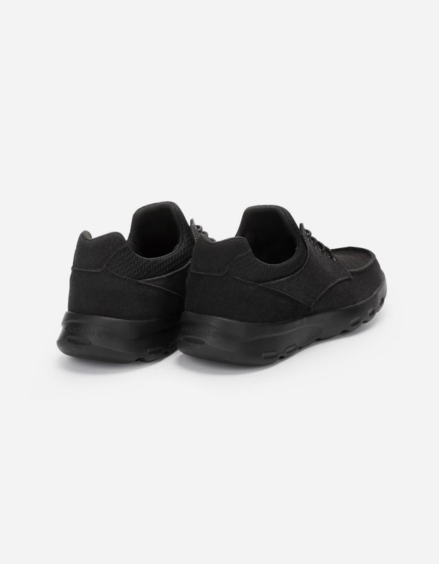 Zapatillas Hombre Cuero Y Textil Walker-0-34 Negro