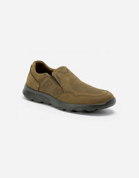 Zapatillas Hombre Cuero Slip-On Walker-3-02-Taupe
