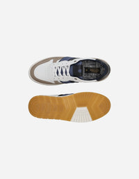 Bullboxer Zapatillas Hombre Urbanas Cuero Y Textil Weesp-0-03 Blanco