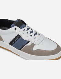 Bullboxer Zapatillas Hombre Urbanas Cuero Y Textil Weesp-0-03 Blanco