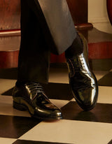 Zapatos Hombre Suela Cuero Winsor-0-01 Negro